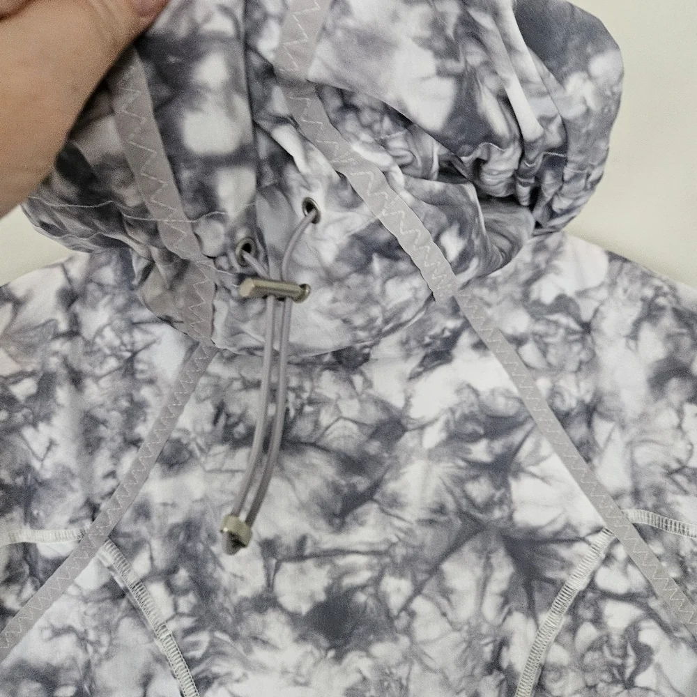 Athleta Tie Dye Catalina Full-Zip Foldable Jacket Size XS